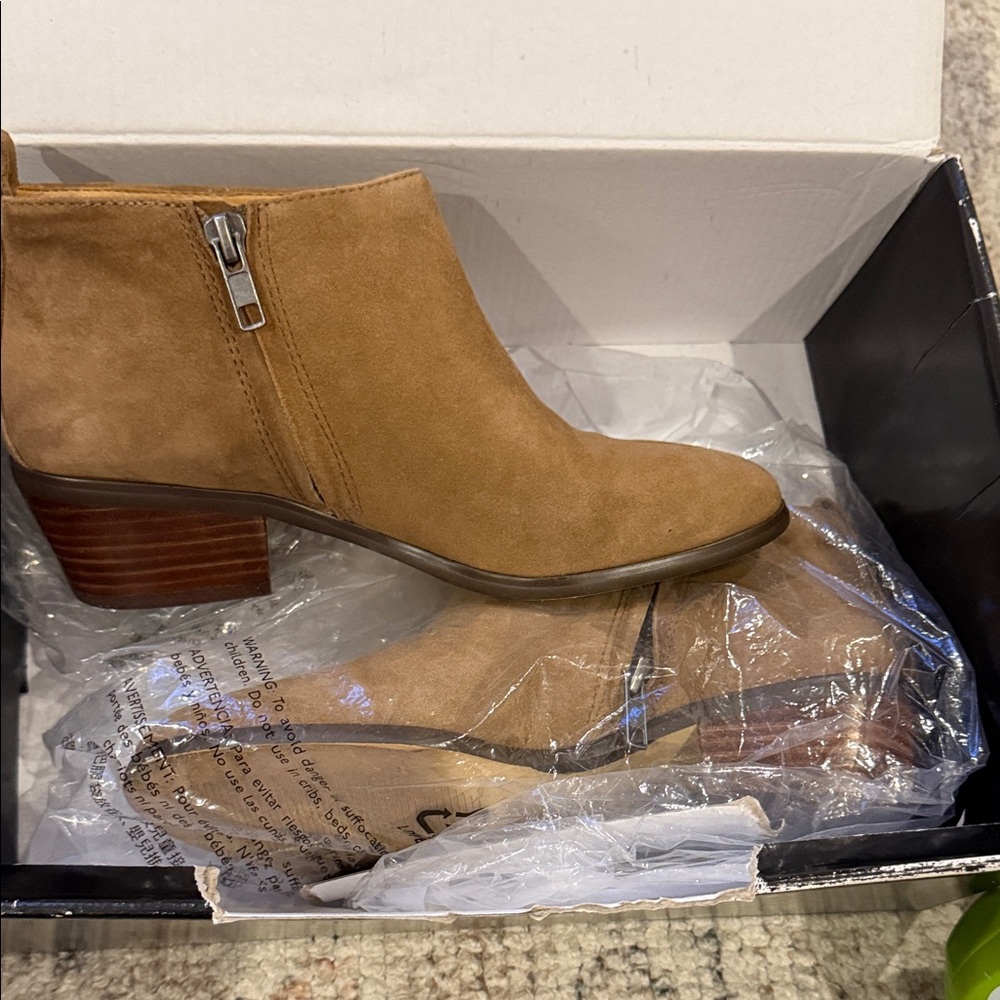J. Crew Camel Suede Ankle Booties